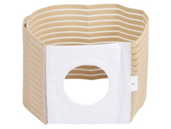 Omni-cinturón Abdominal Para Estoma Con Soporte Lumbar, Ajuste De Bolsa Y Prevención De Hernias Parastomales, Beige, Talla S