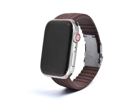 Correa Silicona Stripe Adaptable Apple Watch Series 6 40Mm Marrón