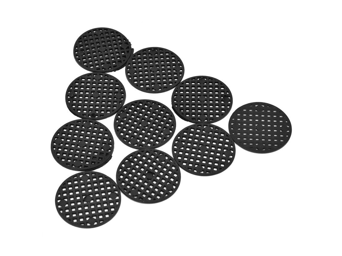 10 alfombrillas de malla para macetas de jardín, base para macetas de bonsái (4,5 cm)