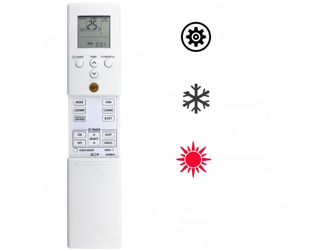 Mando a distancia HENTEN HOME para aire acondicionado Fujitsu reb1e