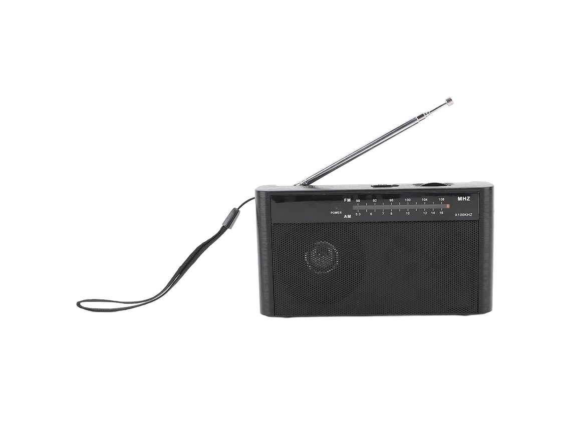 Radio Portátil Multibanda Am/fm, Funciona Con Pilas Y Tiene Un Conector De 3,5 Mm. Diseño Compacto Y Personal.