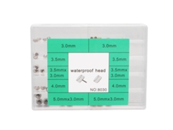 Piezas De Reparación Para Coronas De Relojes, Acero Inoxidable Impermeable Con Caja De Almacenamiento.