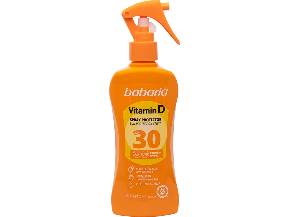 Protetor Solar BABARIA Vitamina D FPS 30 (200 ml)