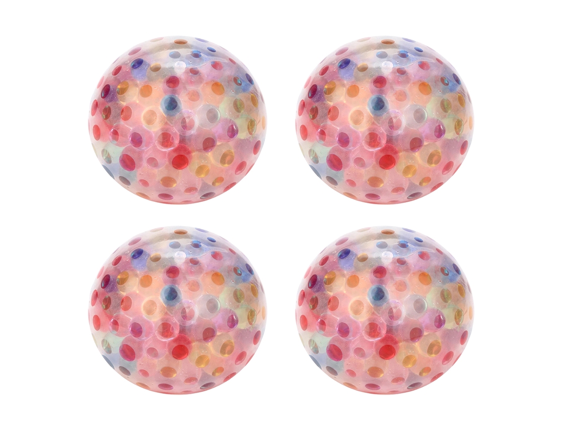 Ats-4pcs Pelotas De Estrés Juguete Pelotas Adhesivas Para Pared Juguetes De Decompresión Para Adultos Y Niños