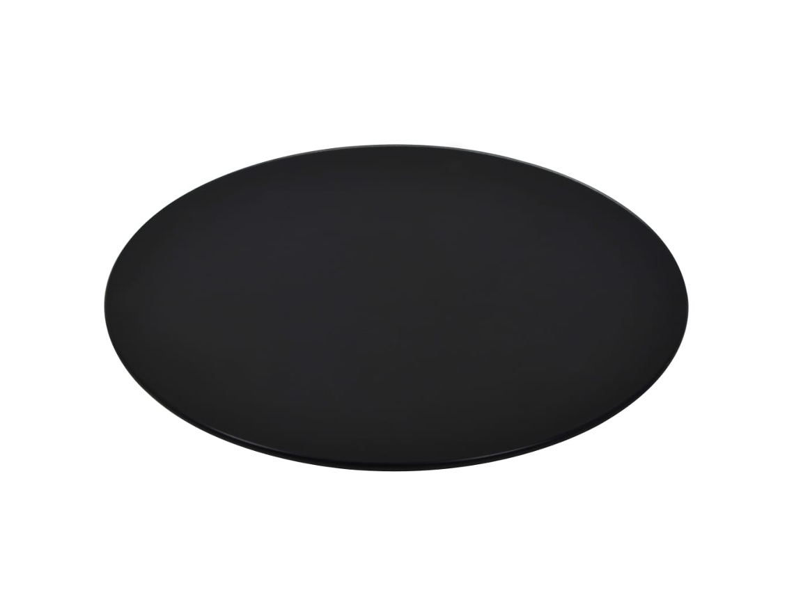 Tablero De Mesa | Superficie De Mesa | Tablero De Escritorio De Cristal Templado Redondo 900 Mm