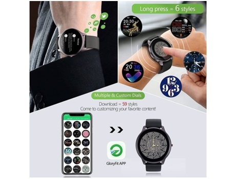 Smartwatch ALIMENTACIÓN YIZ1045 Negro