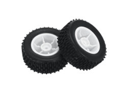 Trasero2pcs Udirc 1805 1609 Pro 1/16 1/18 Piezas Coches Rc Neumáticos Ruedas Llantas Delanteras/traseras 1805-003/1806-003b