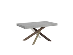 Mesa de Comedor ITAMOBY Volantis (90x160/264 - Paneles de Melamina - Cemento)