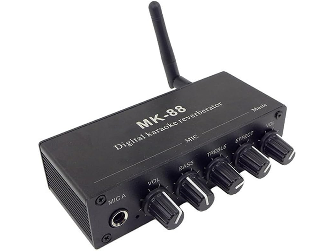 Micrófono De Karaoke Con Efecto Hall, Entrada Aux, Bluetooth 5.0, Decodificador Coaxial, Amplificador, Enchufe Europeo.