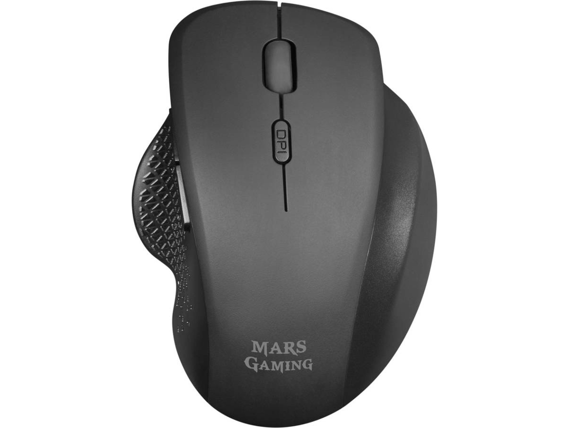 Ratón Gaming MARS GAMING MMWERGO (3200 dpi - Inalámbrico - Negro)