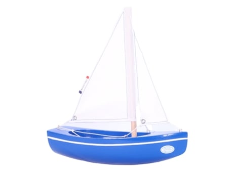 Barco TIROT (Madera - Azul - 21 cm)