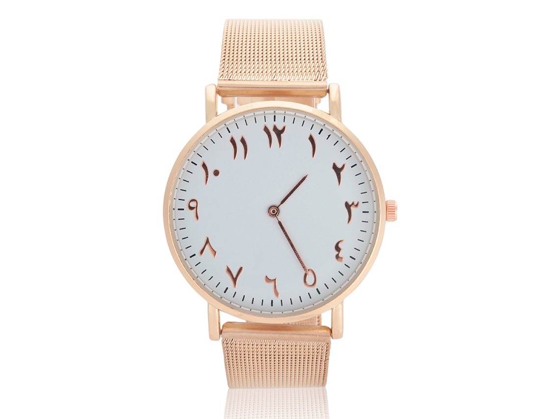 Reloj De Pulsera Analógico De Cuarzo Para Mujer, De Acero Inoxidable Con Remaches Y Diamantes De Imitación Azul Cielo.