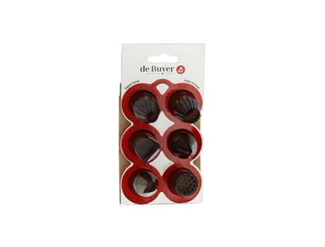 Juego de 6 manguitos especiales para pastelería DE BUYER Le Tube