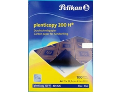 Papel Carbón PELIKAN 12325376 (21 x 29.7 cm - Azul - 10 Hojas)