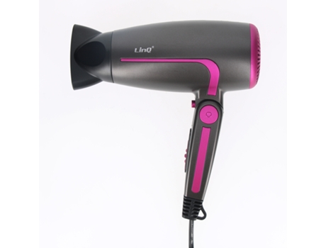 Mini Secador de Pelo de Viaje 2000W - LINQ - Negro/Morado
