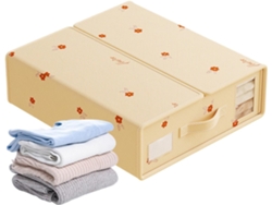Organizador De Sábanas | Y Caja De Almacenamiento, Grandes Contenedores De Almacenamiento Para El Armario Del Dormitorio Debajo De La Cama