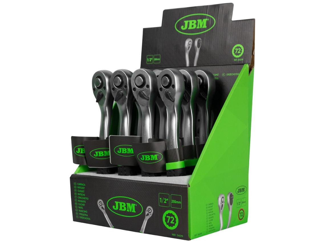 Carraca de 72 Dientes Cincada 1/2 255Mm JBM
