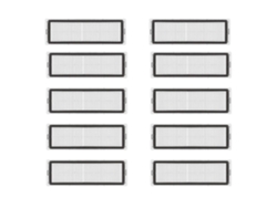 10 filtros HEPA lavables compatibles con el aspirador automático Xiaomi Dreame Bot W10.
