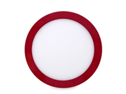 Plafón Led 18w 1800lm 4200ºk Circular Rojo 40.000h  [ho-jm18wr-r-w]