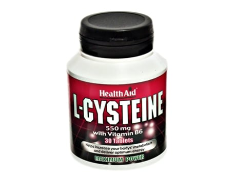Health Aid L-Cysteine 550mg with Vitamin B6 30's