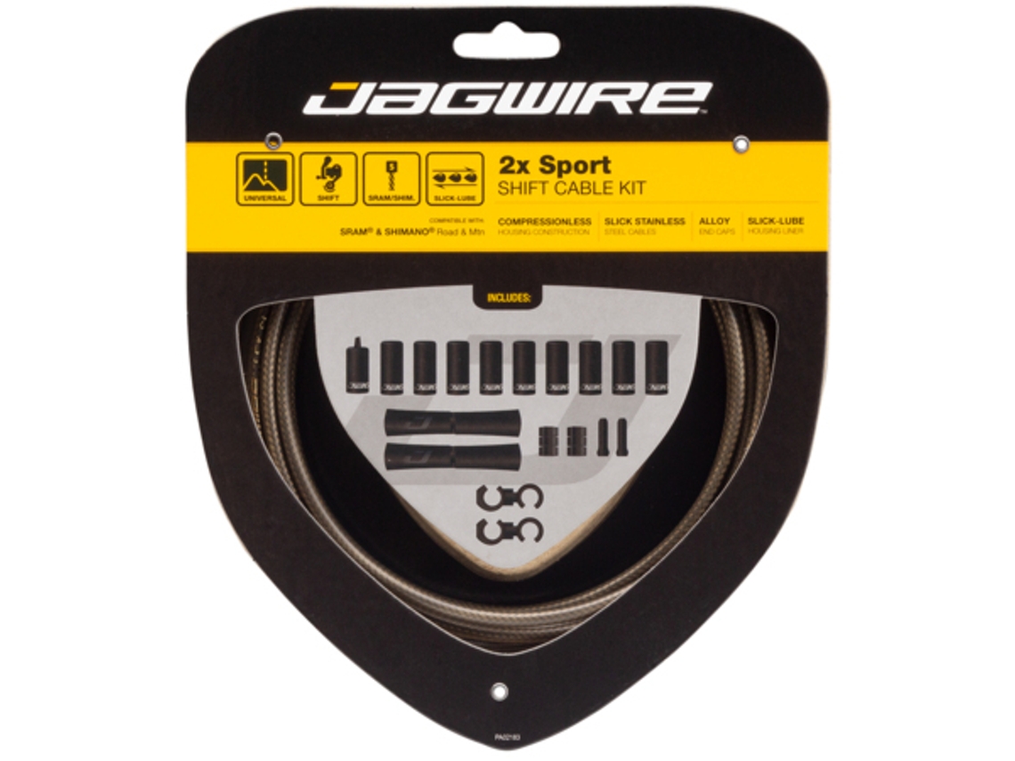 Kit de cable de desviador JAGWIRE 2X Sport TU