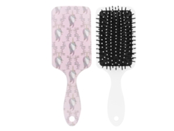 Peine Antiestático Con Impresión Colorida Para Masaje Y Desenredar Cabello Resistente A Enredos Rosa
