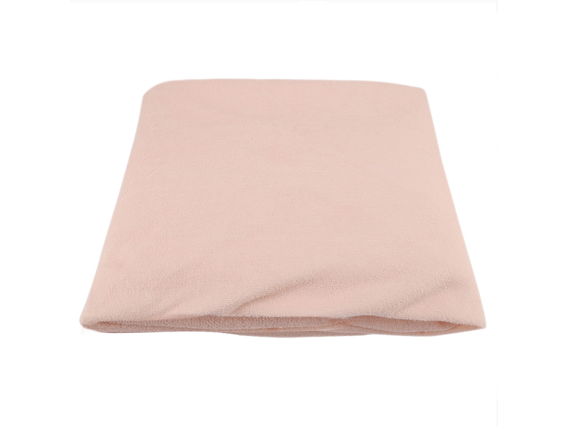 Lençol Ajustado Protetor De Colchão Impermeável Antiácaros Rosa 180*200+30cm