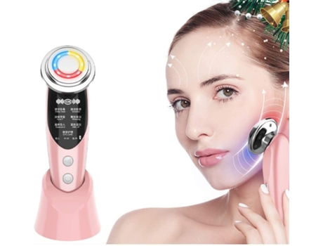 Equipo de belleza 7 en 1 Radio mesoterapia Electroporación Radiofrecuencia Mejora de la belleza Rejuvenecimiento facial con fotones BISBISOUS