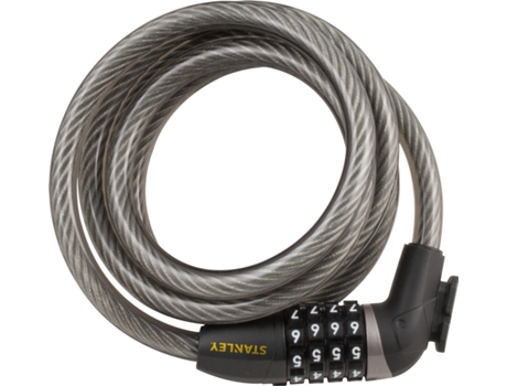 STANLEY 751755204 Candado Bicicletas Combinación Ø12X1800Mm