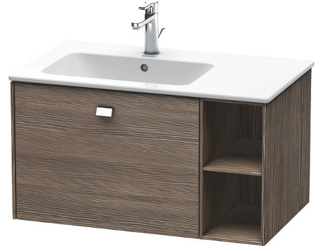 Neceser de pared DURAVIT Brioso 82,0 x 47,9 cm 1 extraíble estantería lateral lavabo a la izquierda para lavabo ME by Starck 234583