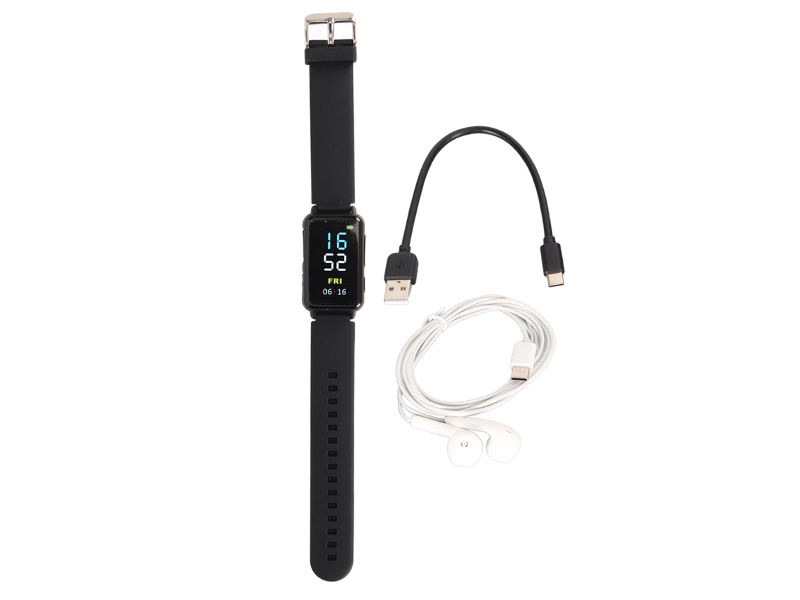 Reloj Grabador De Voz Digital Con Reducción De Ruido Por Ia Y Reproductor Mp3 Activo Para Reuniones.