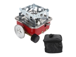 Hornilla portátil de gas butano 2026 de 2800 W con encendido eléctrico para camping, picnics y barbacoas, con bolsa de almacenamiento.