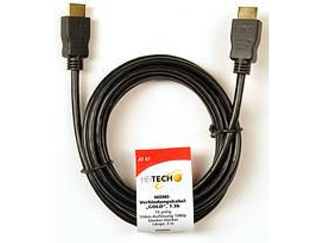Cable HDMI HEITECH (HDMI - HDMI - 3 m - Negro)
