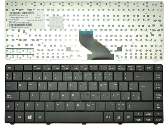Teclado para Portátil Acer Aspire E1-471 Travelmate Tm8371 Tm8471 Negro