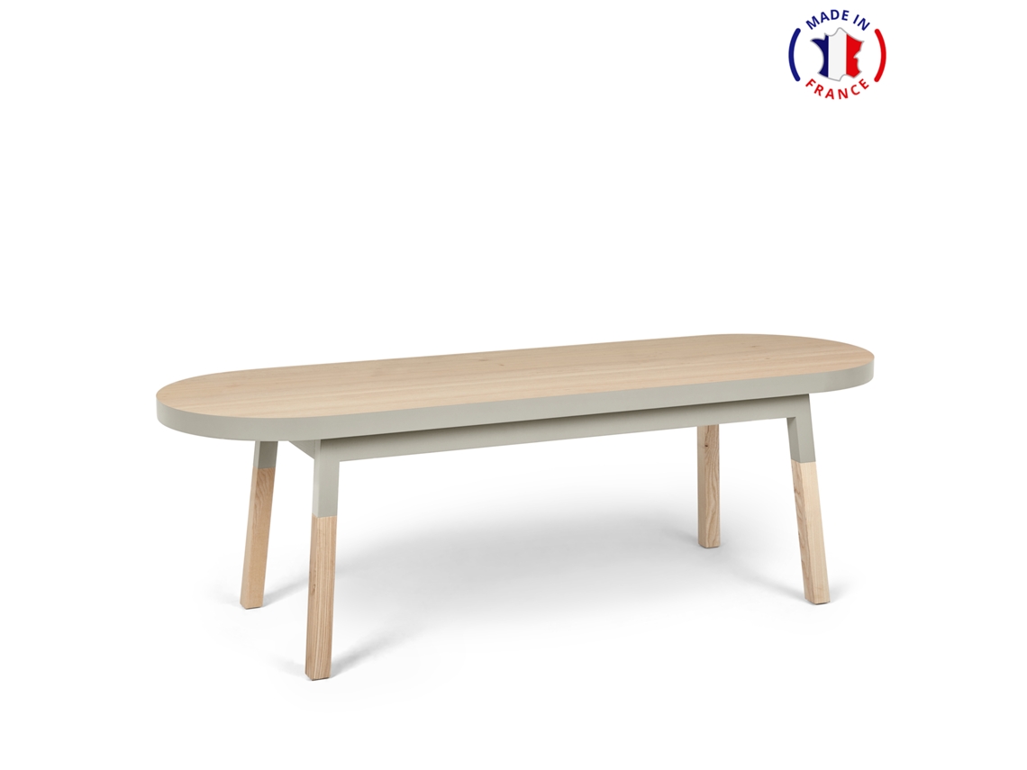 Mesa de Centro MON PETIT MEUBLE FRANÇAIS (Amarillo Lunar - Madera - 140 x 45 x 45 cm)