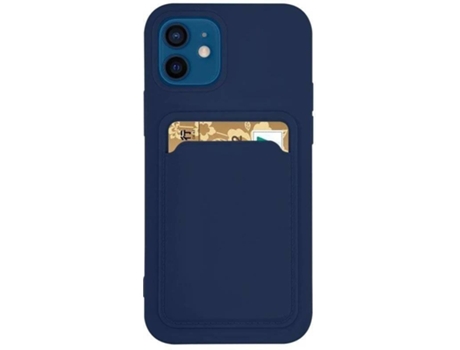Carcasa Samsung Galaxy A12 LMOBILE Porta Tarjeta Azul
