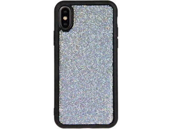 Funda iPhone XR BENJAMINS Sequins Plateado