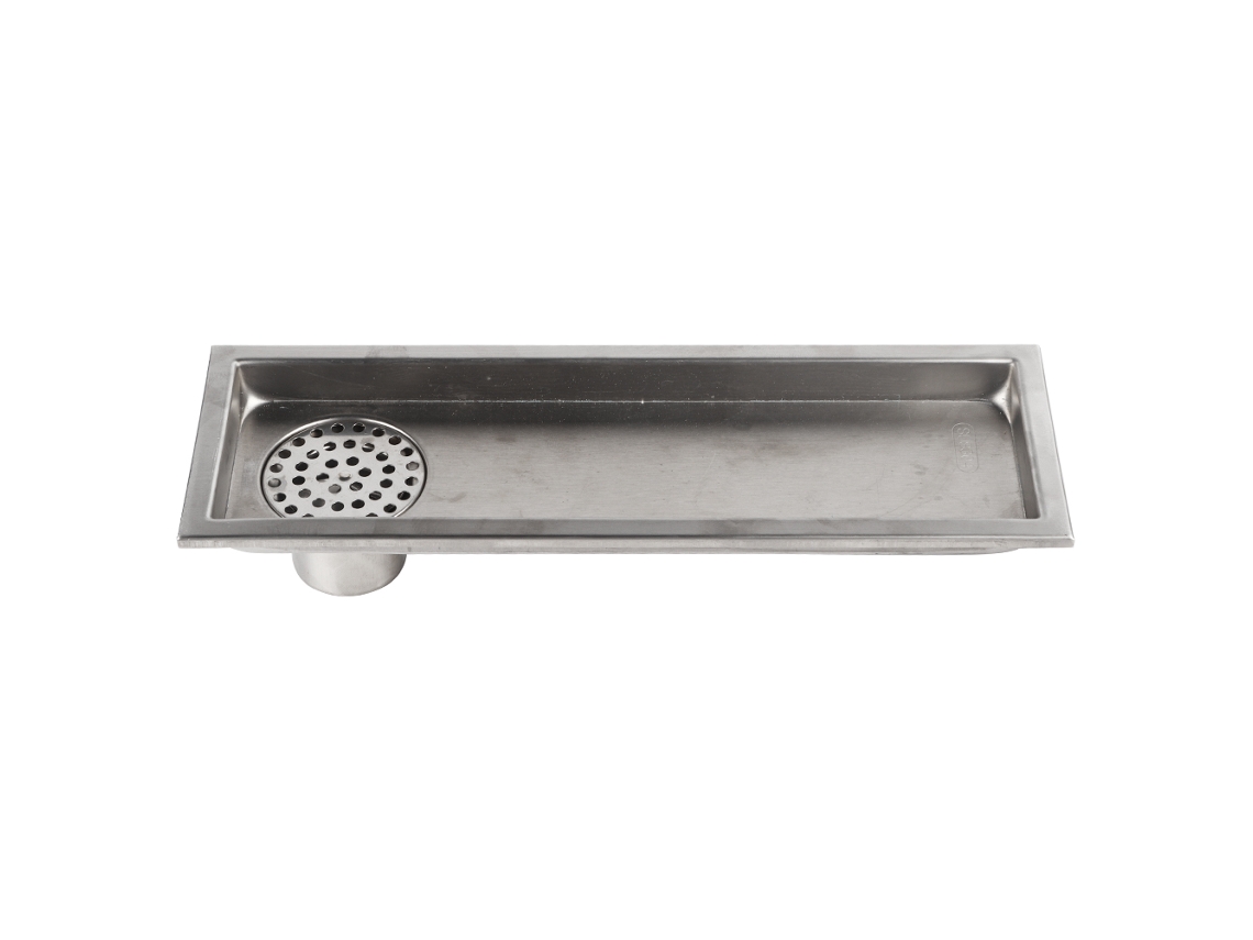 Desagüe de ducha rectangular de acero inoxidable, desagüe lateral de alto flujo