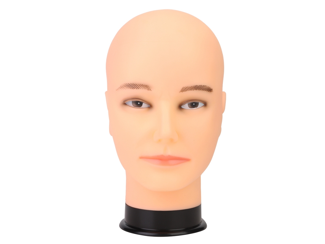 Cabeza de maniquí masculino profesional para sombreros, pelucas y exhibición de entrenamiento