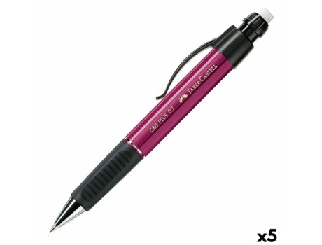 Portaminas FABER-CASTELL grip plus Morado 0,7 mm (5 unidades)