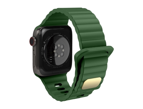 Correa Apple Watch 41mm / 40mm y 38mm Silicona Flexible y Suave Verde oscuro AVIZAR