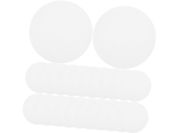 Lote de 40 hojas redondas de papel de dibujo de pulpa de madera para pintura a la acuarela.