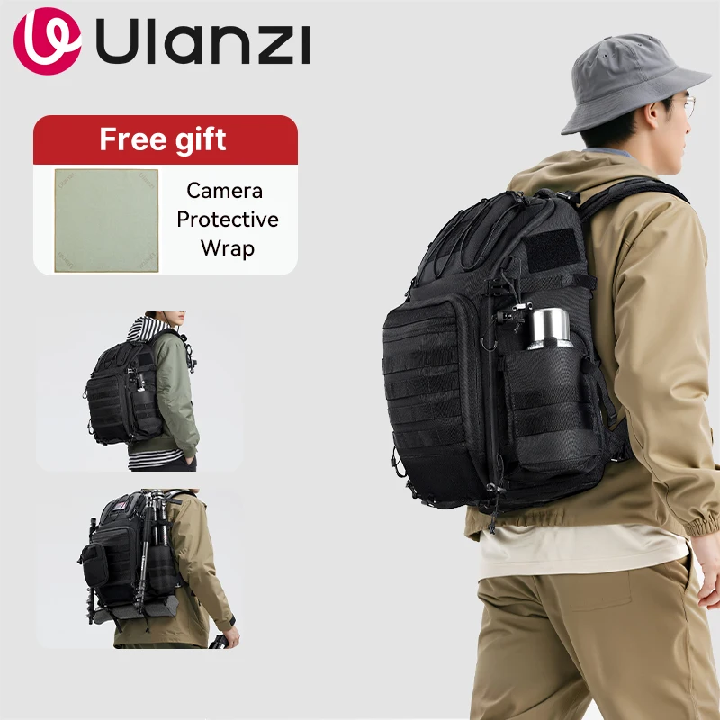 Mochila para cámara BC007 de 28 l, multifuncional para deportes, incluye trípode, ideal para hombres, camping y senderismo, compatible con Canon, Nikon y Sony.