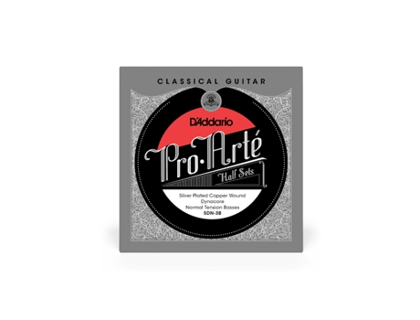 D´ADDARIO Sdn-3B Bass De Tensión Normal Half Set Pro-Arté Dynacore Classical Guitar Strings