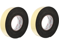 2 Rollos De Cinta Adhesiva De Espuma Gruesa Para Puertas, Ventanas Y Sellado.