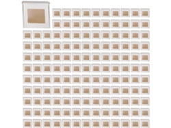 200 Mini Cajas De Papel Kraft Con Ventana Para Exhibición De Empaque