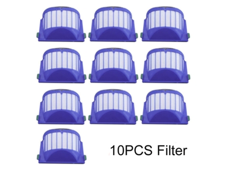 10 Uds robot aspirador accesorios de filtro hepa para iRobot Roomba 500 520 530 540 600 620 630 650 series repuestos