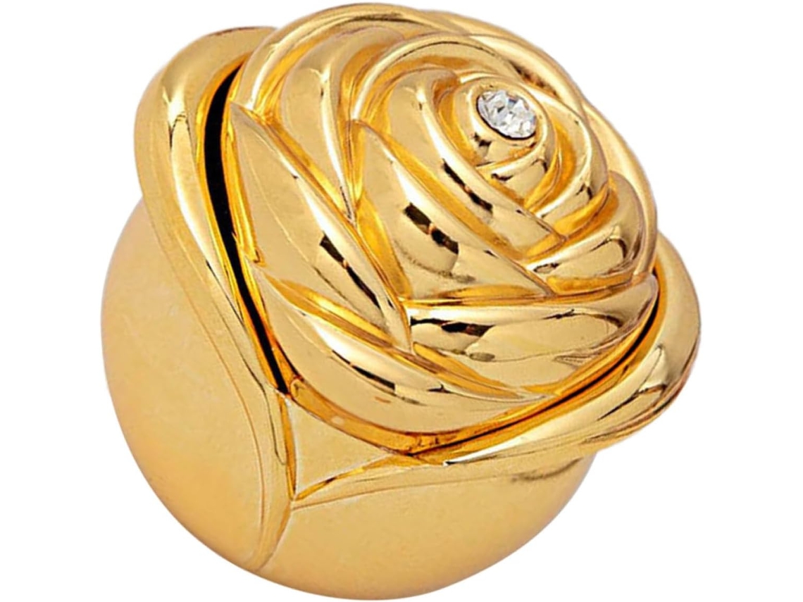Anillos Tejida Aleación Forma Capullo Creativa Romántica Diversas Ocasiones Caja Lana Zinc Boda Rosa