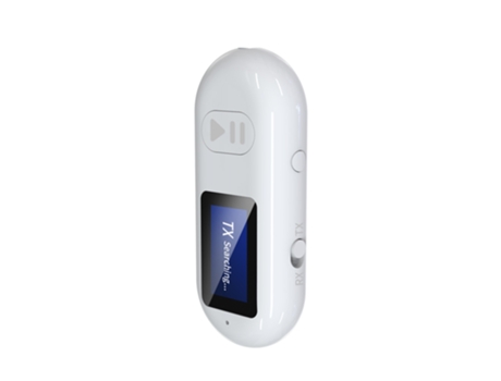 Adaptador Bluetooth para Coche 2 en 1 Transmisor Receptor Inalámbrico con Micrófono para TV PC