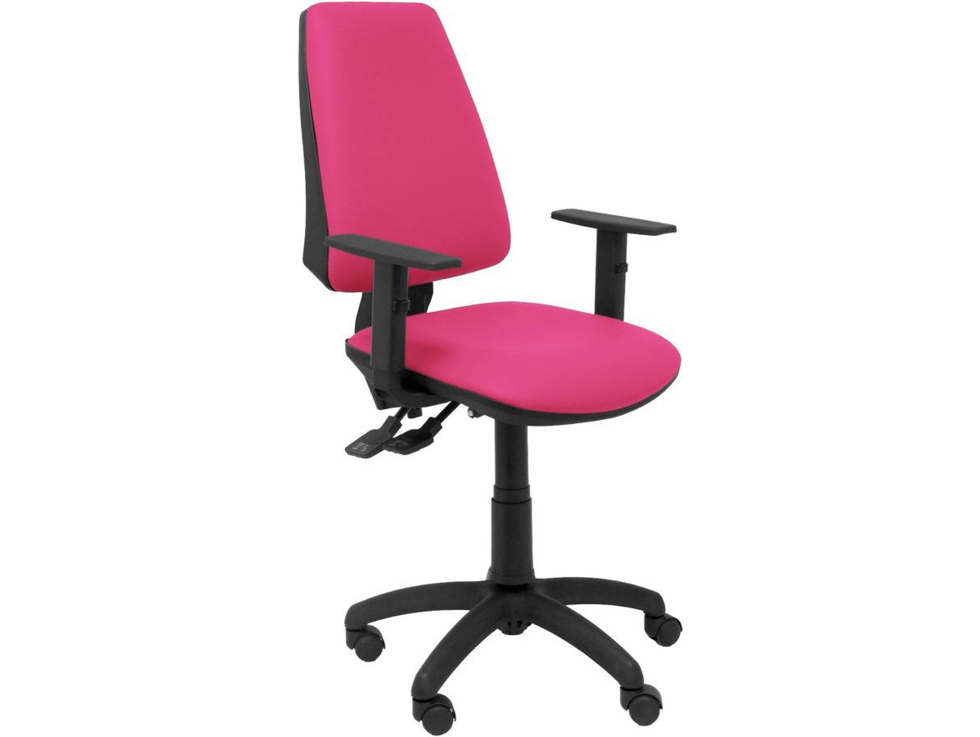 Silla de Escritorio Operativa PIQUERAS Y CRESPO Elche S Rosa (Brazos regulables - Similipiel)